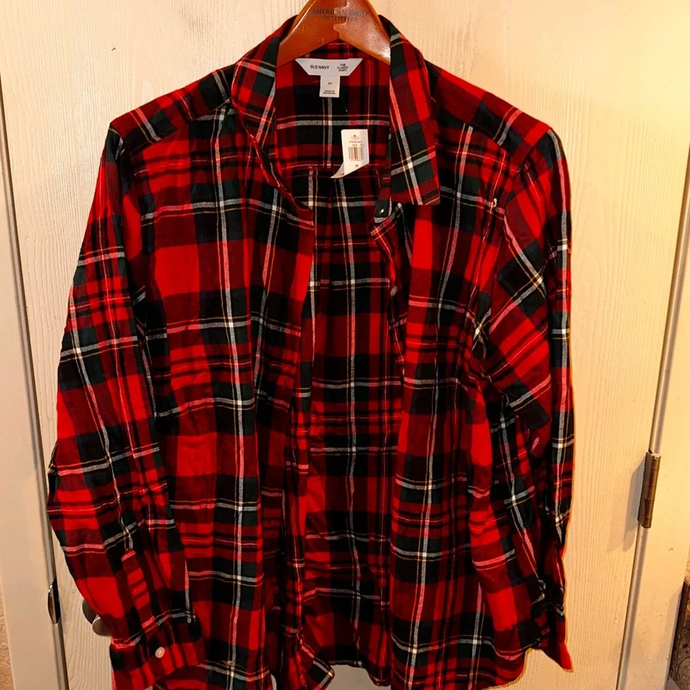 NWT plaid button down - Picture 1 of 3